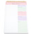 Undated to Do List Notepad Notebook Daily Planner 80 Sheets 6.5'' x 9.8'' Checklist Productivity Organizer for Work Academic Planner, Things to Do List Planner (Pink)