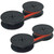 MTQY 2pcs Twin Spool Typewriter Ribbon Black Red Universal Typewriter Ribbon Replacement for Most Typewriter