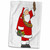 3dRose Blonde Designs Happy Holidays For All - Hand Held High Santa - Towels (twl-160467-1)