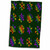 3dRose Misc. Designs - Rainbow Snowflakes On Green - Towels (twl-203201-1)