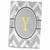 3dRose Grey and white chevron with yellow monogram initial Y - Towels (twl-222113-1)