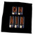 3dRose On Air on Black. Vacuum Tube Decorated Text of Orange Color - Towels (twl-339924-3)