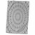 3dRose Geometric Symmetrical Pattern Circles and Crosses Grey - Towels (twl-371433-1)