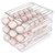 Egg Holder For Refrigerator Large Capacity,54 Egg Container for Fridge,Clear Plastic Egg Storage Cartons,Egg Fresh Storage Box Container Organizer Bin(3 Layer)
