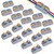 18 Pcs Lever Wire Nuts Connectors, 1 to 1 Compact Splicing Wire Connectors, Inline Electrical Lever Nuts Wire Connector, Push in Wire Splice Connectors for Quick Electrical Connect, 28-12 AWG