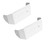 Downspout Gutter Pipe Clip Hidden Bracket 2x3 ?rain gutter downspout extension (4)