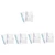 STOBOK 10 Pcs Binder Colorful Journal Loose Leaf Binder Flexible Binder Loose Leaf Cover Loose-Leaf Notebook Shell Clear Binder Covers 6-Ring Binder Notebook Cover Office Supplies Binders