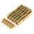 ViaGasaFamido 10pcs Terminal Ground Bar 5 Hole Electrical Grounding Bars Distribution Wire Screw Terminal Brass Ground Neutral Bar Electrical Wire Screw Terminal