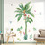 wondever Large Palm Tree Wall Stickers Green Tropical Plants Banana Tree Peel and Stick Wall Art Decals for Bedroom Living Room(H:61 inch)
