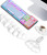 Keyboard Cloud Wrist Rest, Cloud Mouse Pad Wrist Support Keyboard, Wrist Rest with Memory Foam Computer Keyboard Wrist, Non-Slip Base Cloud Palm Rest for Home Office Laptop/Computer/Gaming (White)