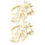 BESTOYARD 2pcs Christmas Napkin House Accessories for Home Christmas Decor Home Goods Decor Christmas Napkin Holder Napkin Holder Ring Metal Napkin Buckle Party Table Decor Napkin Rings Elk