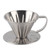 Pour Over Coffee Dripper,Stainless Steel Coffee Filter, Reusable Cone Filter, Double Layer Mesh Filter Cup Stand, Coffee Machine Accessories for Home Office Travel Use (S)