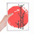 Red Black Japan Abstract Brush Notebook Loose Leaf Diary Refillable Journal Stationery