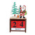 Happyyami Desk Calendar Christmas Countdown Advent Calendar Christmas Wooden Santa Calendar Christmas Perpetual Calendar Number Date Wooden Blocks for Home Office Decoration Christmas Room Decorations