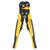 Wire Crimper,Automatic Wire Stripper,8inch Automatic Crimper Plier,Ergonomic Manual Wire Stripper Tool,Multifunction Automatic Wire Cutter Stripping Tool for Home,Factory(yellow)