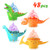Dinosaur Cupcake Wrappers Toppers(48Pack),Konsait Little Dino Cupcake Toppers Cake Table Decorations Party Supplies for Boys Kids Birthday Party Decor Favors