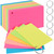 Index Cards 3x5 Inches, 300 Pcs Assorted Neon Color Ruled Index Cards with Ring,Heavy Note Cards, Lined Colored Index Flashcards,Study Cards,Memo Scratch Pad for Home Office School