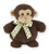 Bearington Baby Chunks Plush Stuffed Animal Monkey, Brown 6"