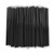 RENYIH 100 Pcs Black Boba Straws Jumbo Smoothie Straws,Individually Wrapped Disposable Plastic Large Wide-mouthed Milkshake Drinking Straws(0.43" Wide X 9.45" Long)