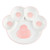 HOKMOKQOK Porcelain Divided Serving Dishes,Ceramics Cat Paw Relish Tray,Candy bowl,Cute Compartment Serving Bowls for Party Christmas Perfect for Chips and Dip, Veggies, Candy and Snacks Pink 8.5inch