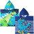 Athaelay Kids Beach Towel for Boys Girls, Hooded Bath Towel Wrap, Toddler Pool Towel with Hood (24"X24" (1-6 Years Kids), Dinosaur 2Pcs