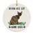 Lovesout Devon Rex Cat Yellow Grey Cat Gifts 2023 Christmas Tree Ornaments Personalized with Your Cats Name Ceramic Circle
