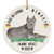 Personalized Name Custom Year Cane Corso Grey Gifts New Years 2024 Decorations Gifts in Loving Memory 2023 Christmas Tree Ornaments Circle Ceramic