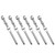 TAODAN 6pcs 1/8" Stainless Steel Cable Railing End Fitting Terminal Swage Threaded Stud Cable Deck Railing Hardware
