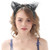 HODRME Plush Wolf Ears Headband-Halloween Christmas Festival Theme Party Animal Cosplay Costume Headbands