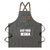 TOPTIE Custom Print Canvas Adjustable Woodworking Tool Apron for Chef Blacksmiths Gardeners Mechanics BBQ-Grey