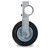 Gate Helper Wheel with 1-5/8" Thru 2" Gate Frames, 6" Gate Wheel Gate Support Wheel for Chain Link Fence Swing Gate