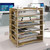 PUNCIA 7Tiers Widthways Wood Office Paper Organizer for Desk Desktop File Holder Letter Tray A4 Paper Sorter Document Book Magazine Storage Shelf Rack Desk Organizer for Home Office Classroom