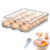 Aofeite Egg Holder for Refrigerator 18 Count with Lid, Stackable Clear Plastic Large Capacity Fresh Egg Storage Refrigerator Container Organizer Bin for Kitchen Fridge Egg Organizer (1 Layer)
