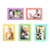 Magnetic Picture Frames For Refrigerator 4x6, Double Layer Magnetic Photo Frame for Fridge Wall Locker, Fridge Picture Photo Frame Magnet Sticker Pocket Sleeve, Magnet Self-Adhesive 2 Stick Way, 5Pack