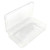 Large Capacity Clear Pencil Box, Pencil Case for Kids, Pencil Box for Kids, Plastic Pencil Boxes Stackable Design, Supply Boxes for Kids Boys School Classroom,1 Pack