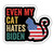 FANILA (3 Pcs) - Even My Cat Hates Biden Sticker, Funny American Cat Biden Hater Stickers - Gift Decoration for Car Truck Bumper Laptop Water Bottle Helmet Window - Stickers 3''x4''