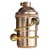 Kamas Vintage Edison Lamp Base E27/E26 Solid Brass Ceiling Light Socket Lamp Base Holder Pull Chain Pendants Lighting - (Color: Gold)