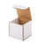Shipping Boxes 4x4x4 Inch for Coffee Mugs, Crafts, Candles Packaging and Mailing Pack of 50, White 4" Corrugated Cardboard Gifts Box