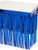 Pkgd 1-Ply FR Metallic Table Skirting (blue) Party Accessory  (1 count) (1/Pkg)
