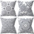 SCQIUSYA 18x18 Throw Pillow Covers Grey Modern Decorative Throw Pillow Case Cushion Case for Bed Couch Pillow Covers Flowers Printed Modern Boho Home Outdoor Decor Pillowcase for Sofa Bed Car SCQIUSYA 18x18 Throw Pillow Covers Grey Modern Decorative Throw Pillow Case Cushion Case for Bed Couch Pillow Covers Flowers Printed Modern Boho Home Outdoor Decor Pillowcase for Sofa Bed Car