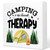 Camping is My Favorite Therapy Camping Wood Plaque Sign Desk Decor,Rustic Camping Quote Wood Block Sign Desk Decorations for Home Camper RV Desk Shelf Table Decor
