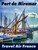 Iconic Arts Air France Port De Miramar Vintage Travel Laminated 18x24 Poster