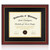 Minesaxel Diploma Frames 11x14 with Black Mat or Display Documents 15x18 without Mat, 14x11 Cherry Red Frame for Wall Mounting