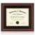 Minesaxel Diploma Frames 11x14 with Black Mat or Display Documents 15x18 without Mat, 14x11 Cherry Red Frame for Wall Mounting