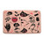NYDSZNE Halloween Bath Mat Spooky Alchemy Skull Skeleton Cat Pumpkin Palmistry Gothic Boho Magic Ouija Board Pink Black Microfiber Memory Foam Bathroom Rugs-17.8x29.5 Inch