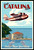 Catalina Island Travel Poster Fridge Magnet 6x8 Large (2.5x3.5)
