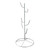 Mug Holder Tree 6 Holder, Coffee Cup Tree, Mugs & Tea Cup Storage Rack, Coffee Counter Bar Accessory & Home Kitchen Countertop Organizer, Stainless Steel Display Stand