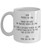 Funny Mother's Day Coffee Mug, Birthday Gifts for Mother in Law, 11oz 15oz Ceramic Mug, Travel Mug, Wine Glass, Tumbler, Christmas Gifts for Mom in Law Punch from son in Law (11 oz)