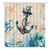 GITCSSYM Nautical Shower Curtain Anchor Octopus Seahorse Ocean Animal Marine Life Coral Reef Starfish Retro Vintage Nautical Map Tropical Coastal Beach Decor Fabric Bathroom Curtain with Hook