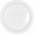 Amscan Frosty White Plastic Plates,